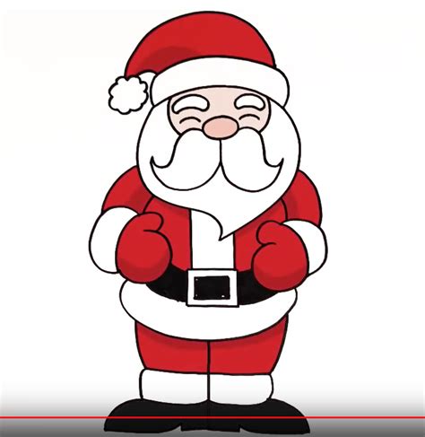 draw easy santa claus|santa claus ki drawing.